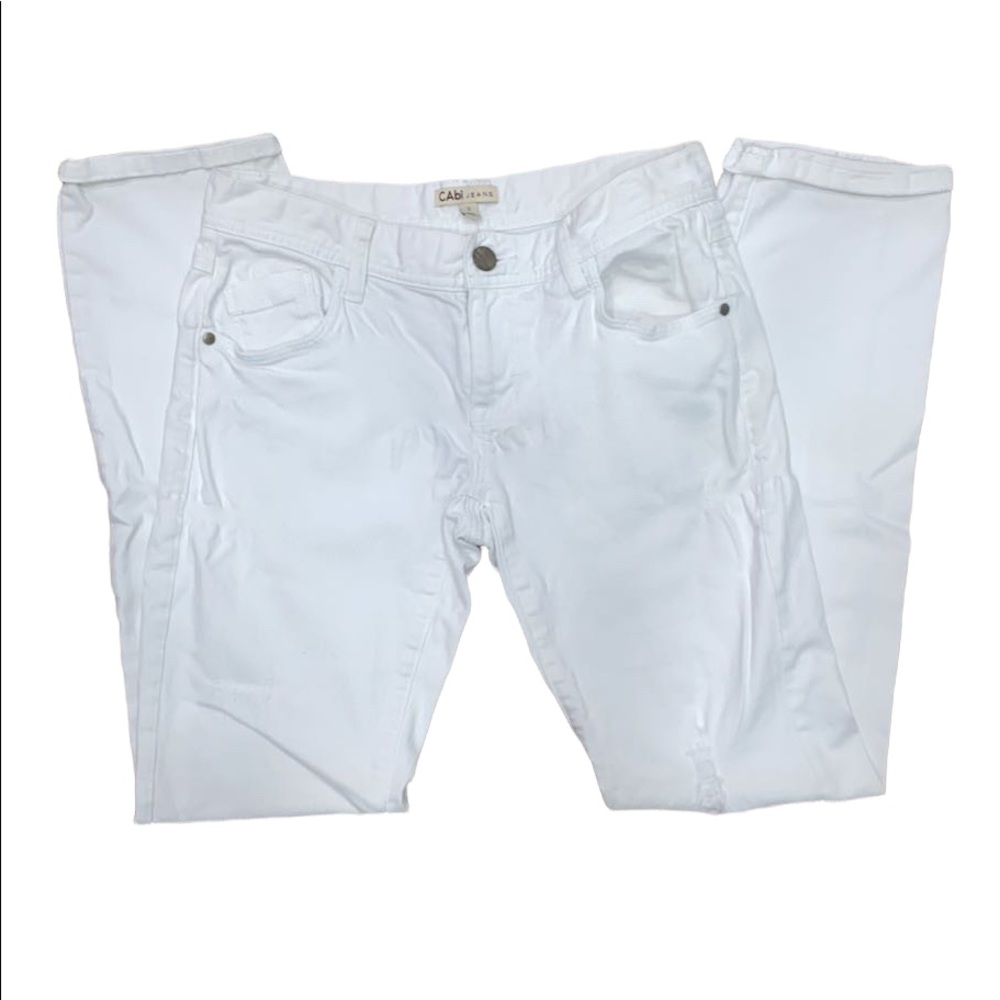 White CAbi Jeans